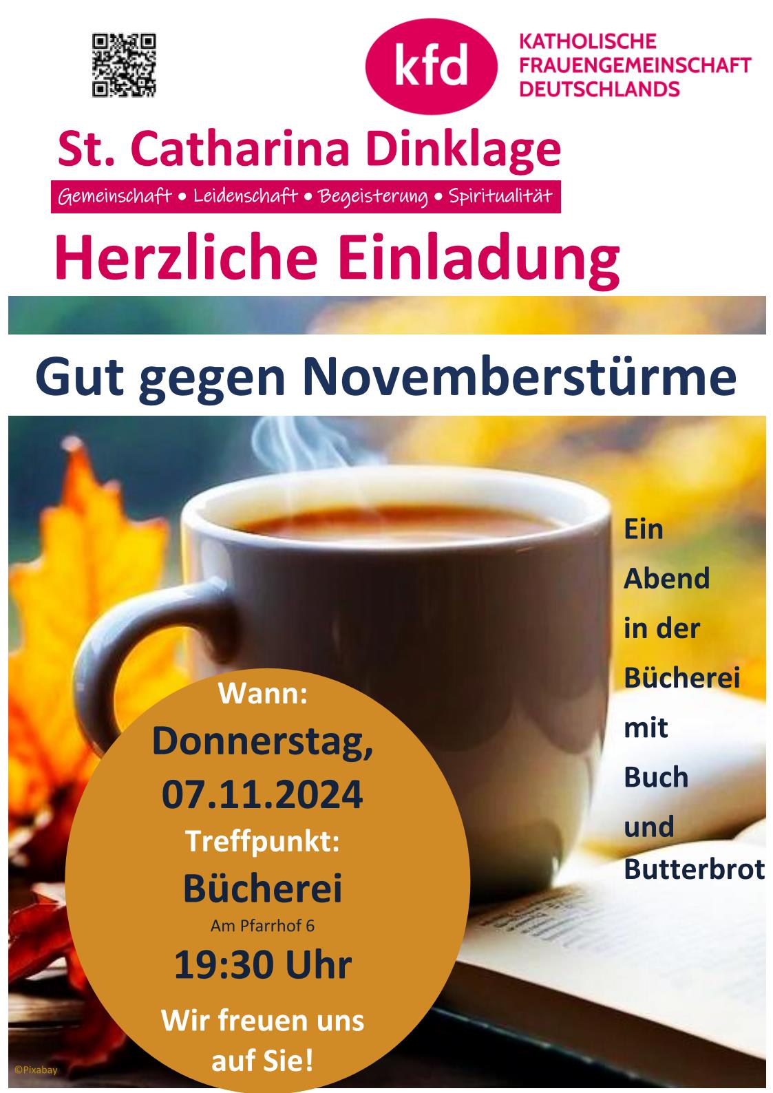 Ein Abend in der Bücherei